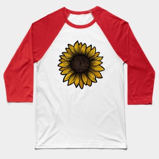 Golden Sunflower Baseball T-Shirt